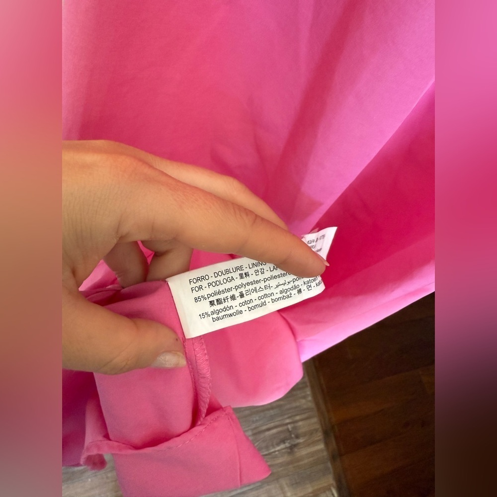 New Zara Elegant Pink Sleeveless Dress - Picture 7 of 10